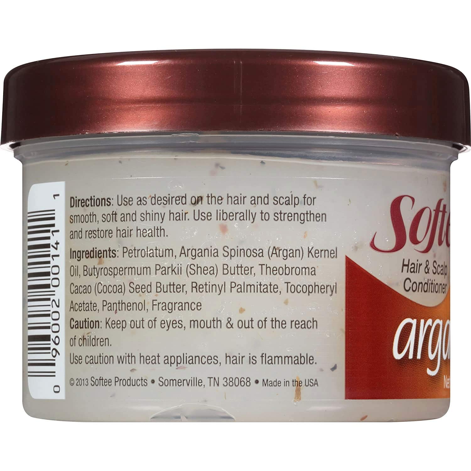 Softee Argan Oil Hair & Scalp Conditioner - 3 Oz Deep Moisturizing Treatment for Dry, Damaged Hair - Perfect for Daily Use & Salon-Quality Results at Home