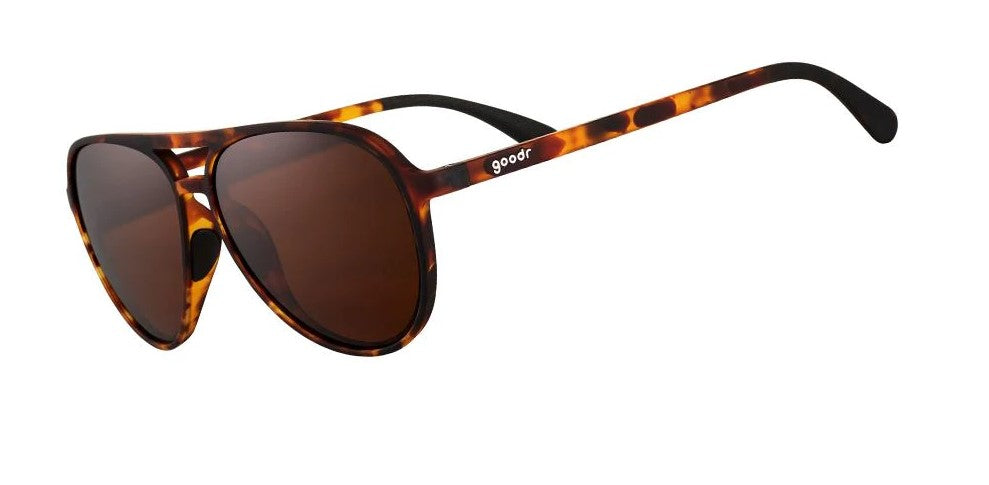 Goodr Amelia Earhart Ghosted Me Sunglasses - Polarized Aviator Style for Running, Cycling & Outdoor Sports - Trendy Unisex Shades for UV Protection & Active Lifestyle
