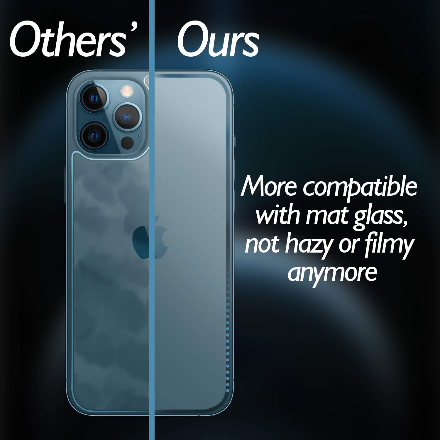 Premium iPhone 12 Pro Max Back Glass Protector [2-Pack] - Tempered Glass Rear Screen Protector with HD Clarity for iPhone 12 Pro Max (6.7 inch) - Perfect for Everyday Protection Against Scratches and Drops