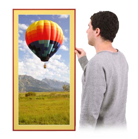 Vibrant Classic Picture Frames with Matboard - Metal Poster Displays for Wall Art, Home Decor & Office Decorations - Perfect for Family Photos, Artwork & Poster Display