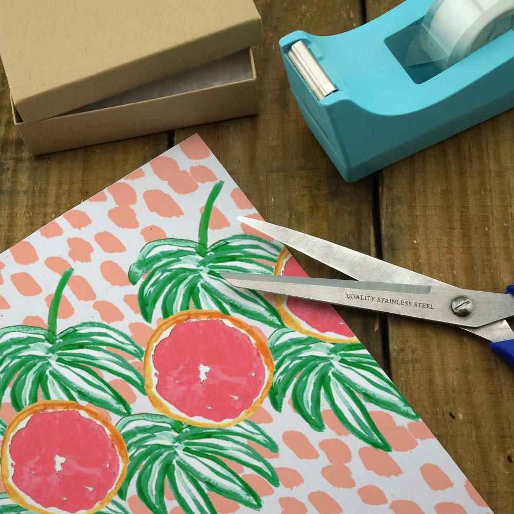 GRAPHICS & MORE Grapefruit and Leaves Gift Wrap Wrapping Paper Rolls - Perfect for Birthday, Wedding, Christmas & Party Gift Wrapping