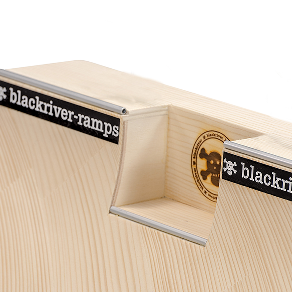 Blackriver Fingerboard Ramps - Big Mama Reloaded Professional Skateboard Mini Ramp for Fingerboarding - Perfect for Home, Office & Skate Park Practice