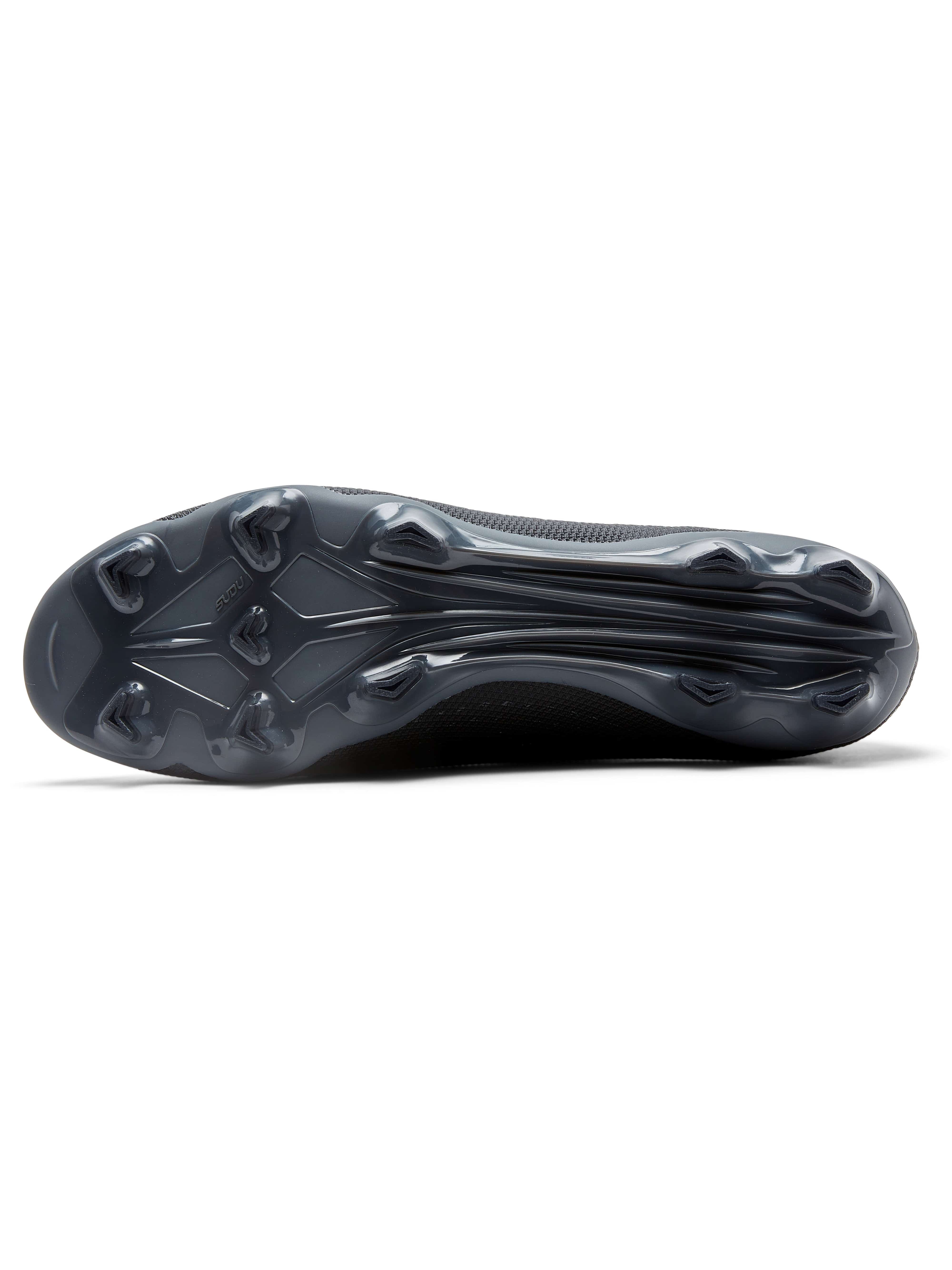 SFS FG 01 Men's Soccer Cleats - Lightweight Football Shoes for Firm Ground, Black | Perfect for Training & Matches