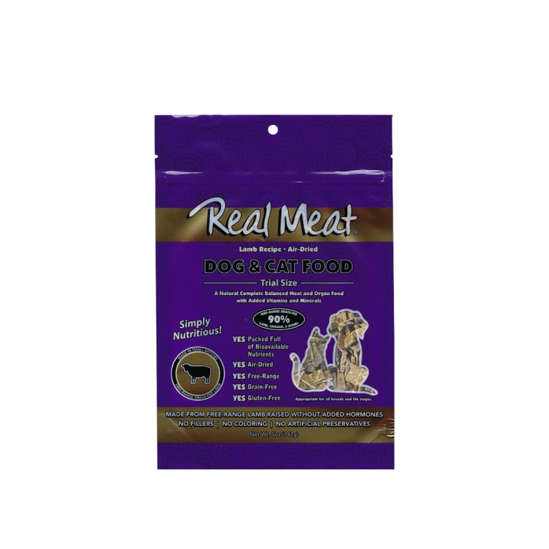 Premium Air-Dried Real Lamb Dog & Cat Food - All-Natural, Grain-Free Pet Treats (2 Sizes) - Perfect for Training, Travel & Healthy Snacking