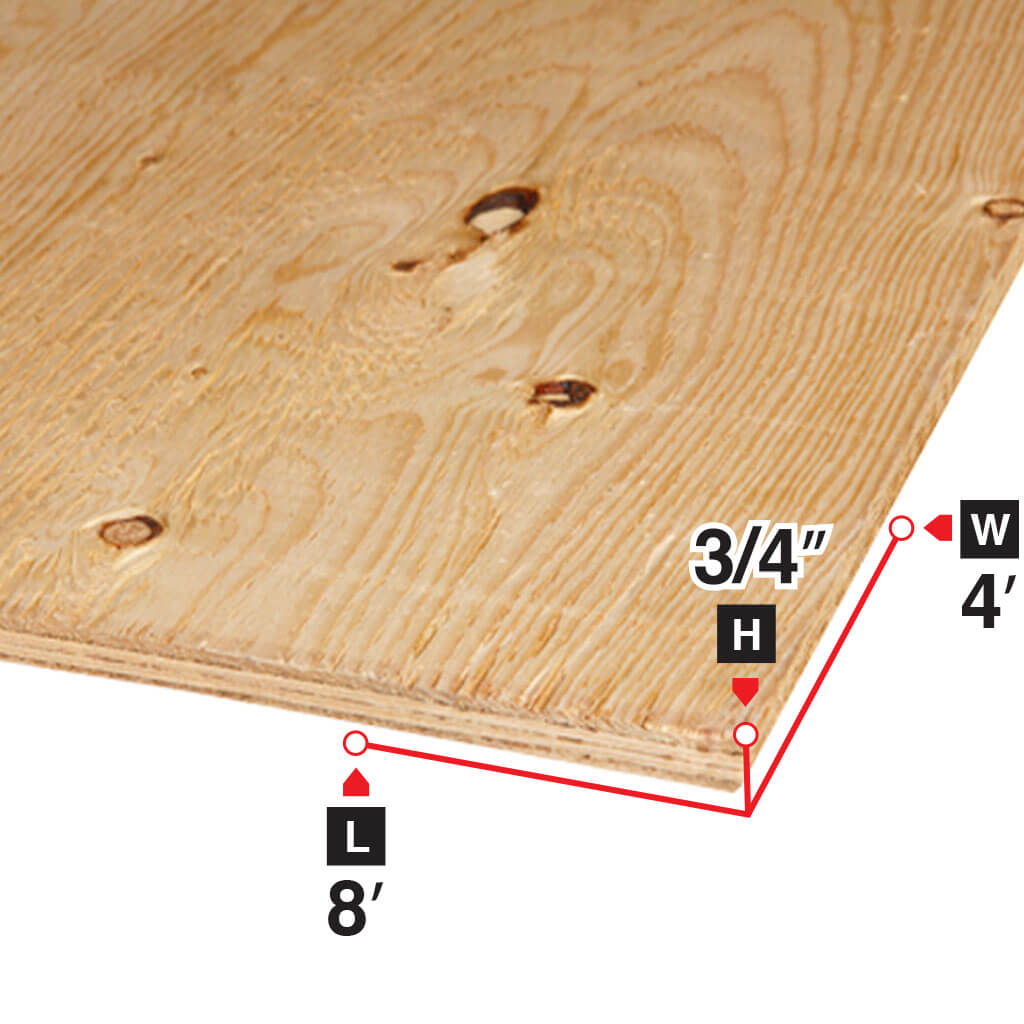 3/4 in. x 4 ft. x 8 ft. Premium Degrade Spruce Plywood - Perfect for DIY Projects, Furniture Making, and Home Renovations