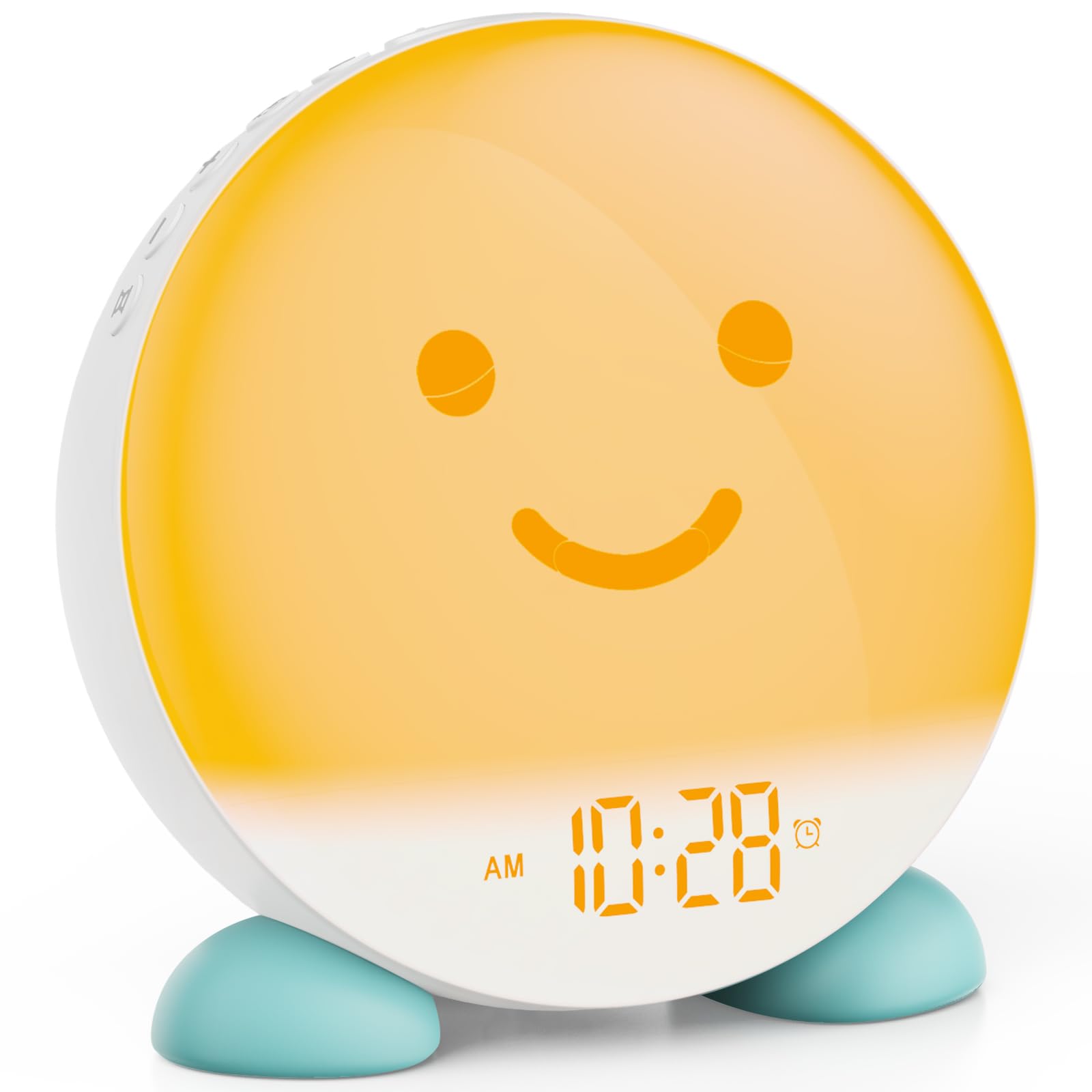ANANK Sunrise Alarm Clock with Wake Up Light - Dual Alarms for Heavy Sleepers, Sunrise Simulation, 8 Color Night Light & 30-Level Dimmer | OK to Wake/Sleep Trainer for Kids & Adults | 8 Soothing Sounds | Perfect for Bedrooms, Home Office & Nursery
