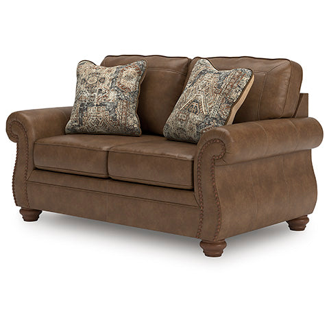 Chasemore Earth Loveseat Sofa - Modern 2-Seater Couch for Living Room, Small Space, Apartment & Office - PC5590235