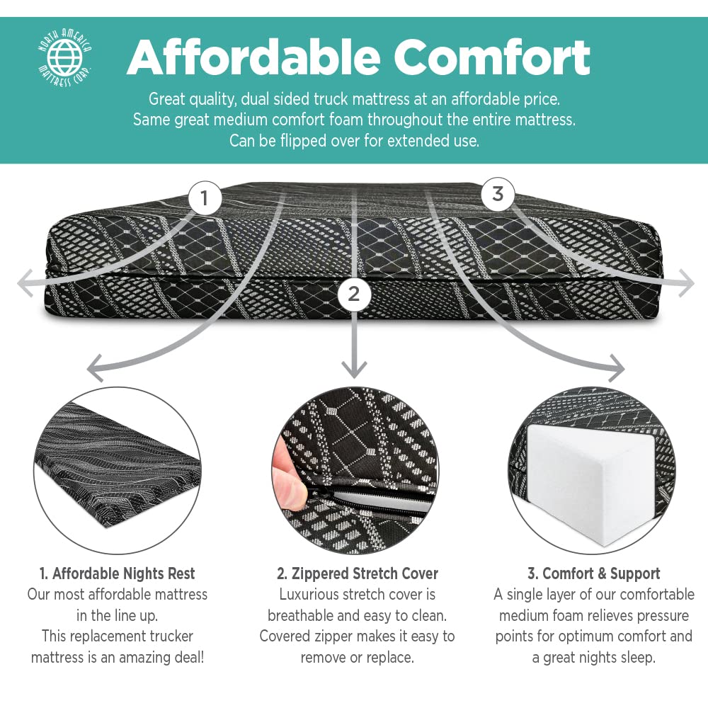 Dual-Sided Medium-Firm Truck Mattress 80