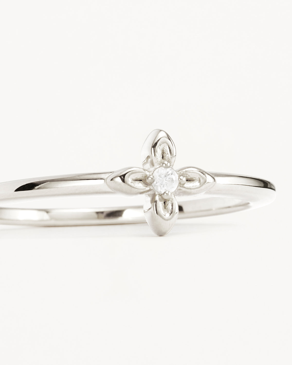 Sterling Silver Live in Light Ring - Elegant Stackable Ring for Women, Dainty Minimalist Jewelry Gift for Her - Perfect for Everyday Wear, Date Nights & Special Occasions