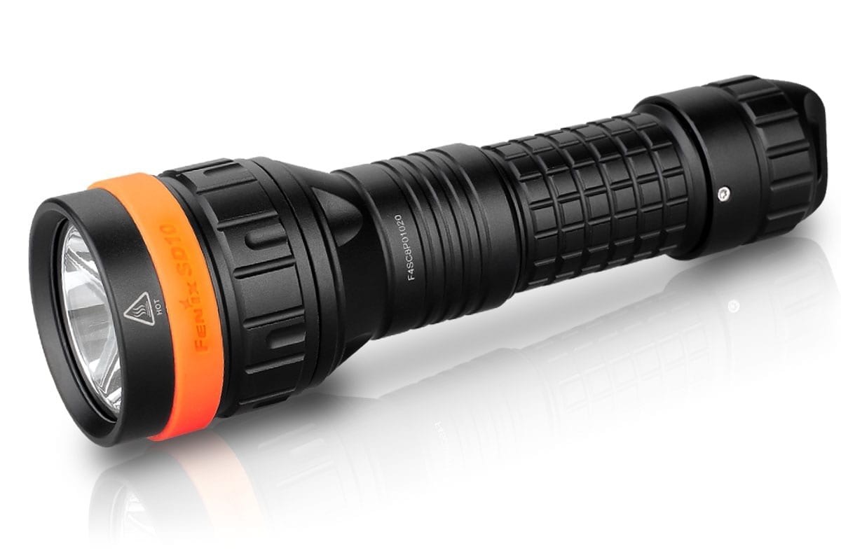 Fenix SD10 Flashlight - High-Powered LED Tactical Flashlight for Outdoor, Camping, and Emergency Use