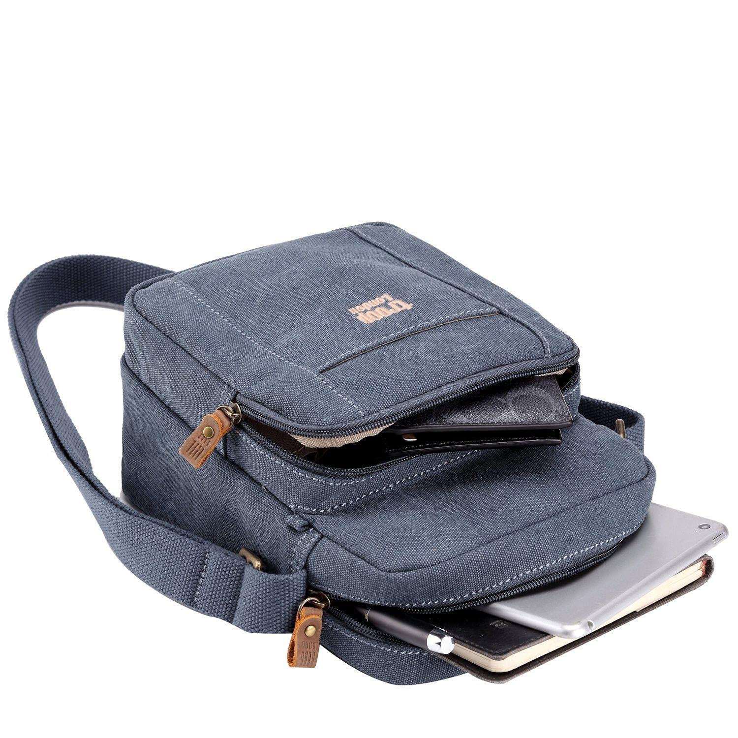Troop London TRP0370 Crossbody Bag - Stylish & Lightweight for Travel & Daily Use