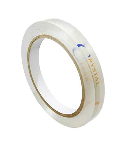 T.R.U. LP-20CC Clear Book Repair & Label Protection Tape - 1/2 Inch x 72 Yards (Pack of 144) - Ideal for Library Books, School Supplies, Document Preservation & Craft Projects