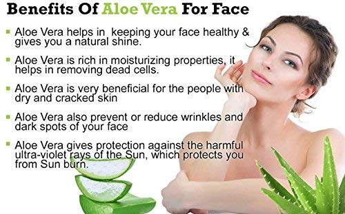 Elina 100% Pure Natural Aloe Vera Gel for Face & Skin Care - 200g Rose Scented | Hydrating, Soothing Moisturizer for Sunburn, Acne & Dry Skin Relief