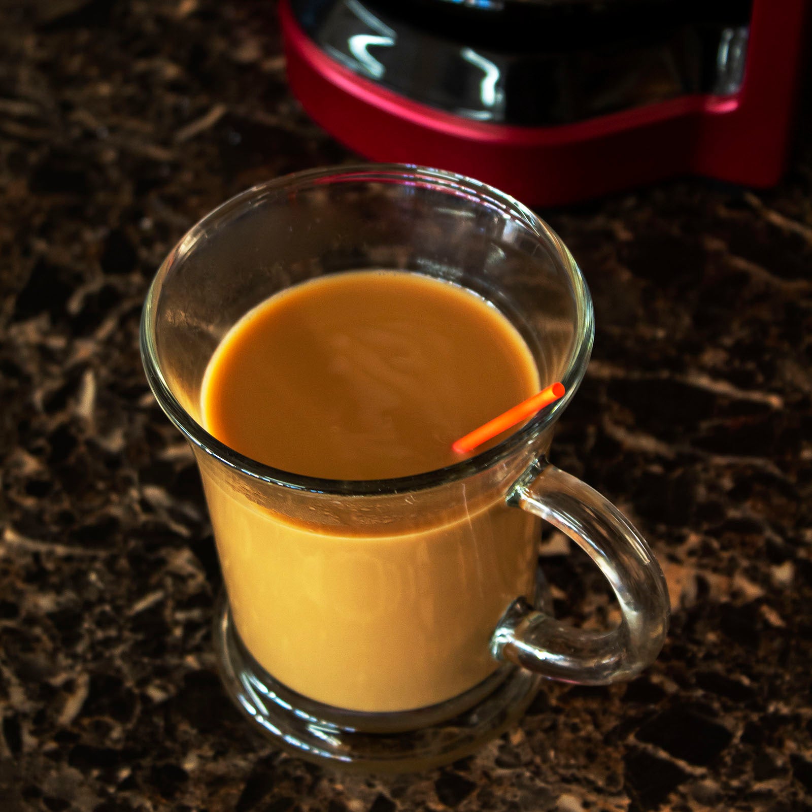 BarConic® 14oz Glass Coffee Cup - Insulated, Durable & Stylish for Hot & Cold Beverages - Perfect for Home, Office, or Cafe Use