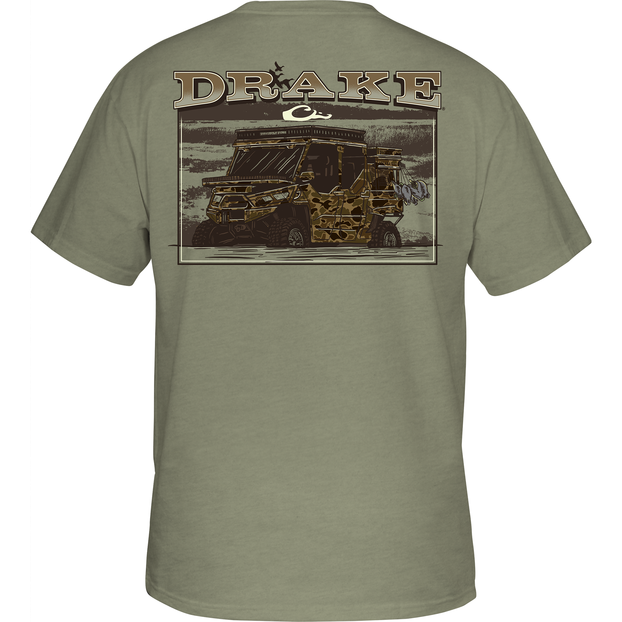 Mud Cart T-Shirt for Men & Women - Comfortable Cotton Graphic Tee for Outdoor Adventures, Camping, and Casual Wear