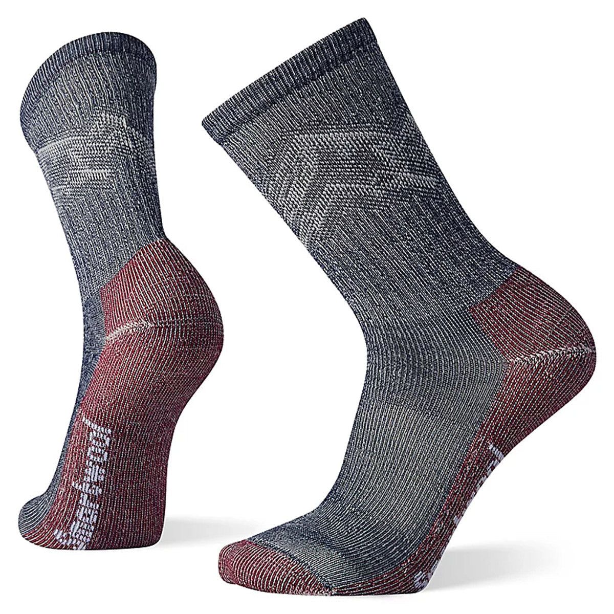 Hike Classic Edition Light Cushion Mountain Pattern Crew Socks - Comfortable Hiking Socks for Men & Women - Perfect for Outdoor Adventures, Camping and Trail Running