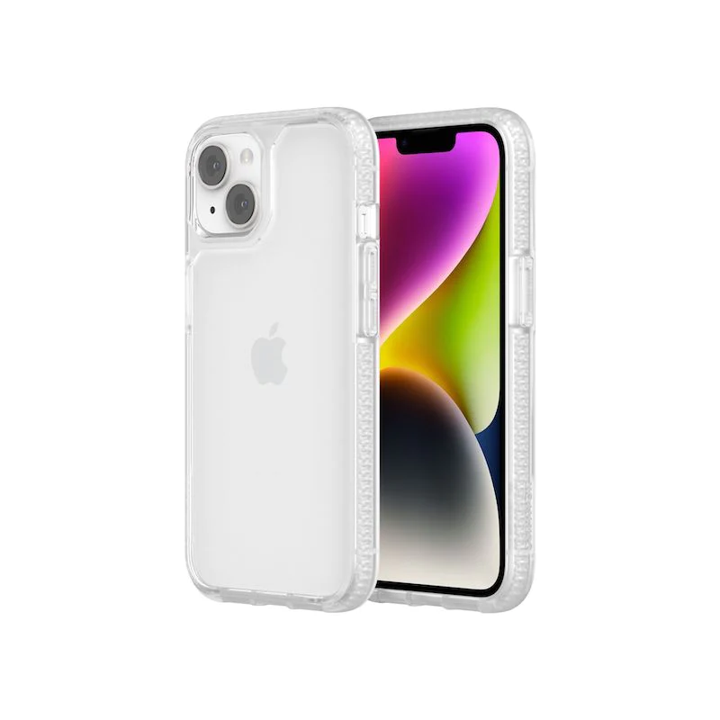 Griffin Survivor Strong Clear Case for iPhone 14 - Military-Grade Protection with Slim Design - Perfect for Outdoor Adventures, Work & Everyday Use