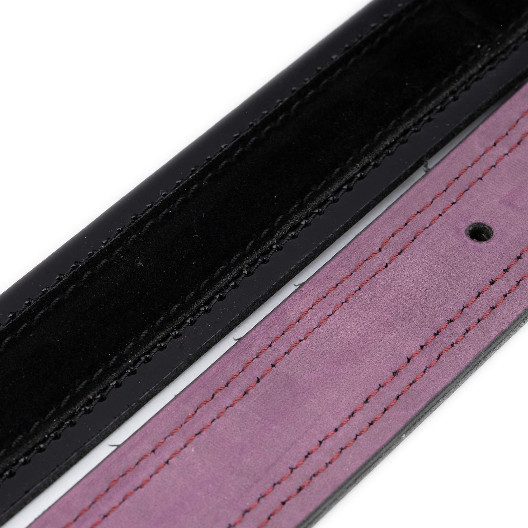 Premium Men's Luxury Belt - Black Suede & Patent Leather (3.5cm Width) - Perfect for Business, Formal Events & Everyday Wear