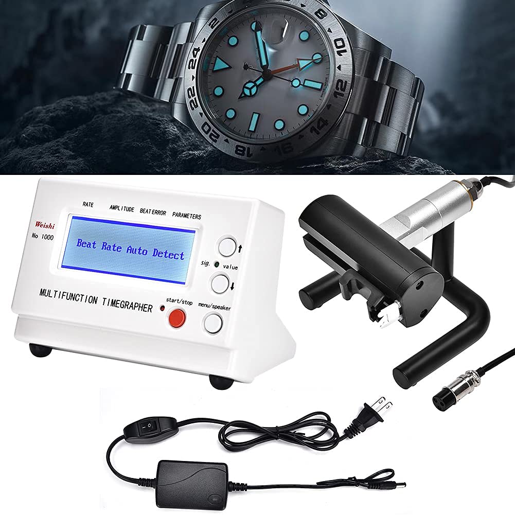 Professional Watch Timing Machine & Timegrapher - High-Precision Watch Tester & Calibrator for Mechanical Watches | Perfect for Watchmakers, Repair Shops & Enthusiasts