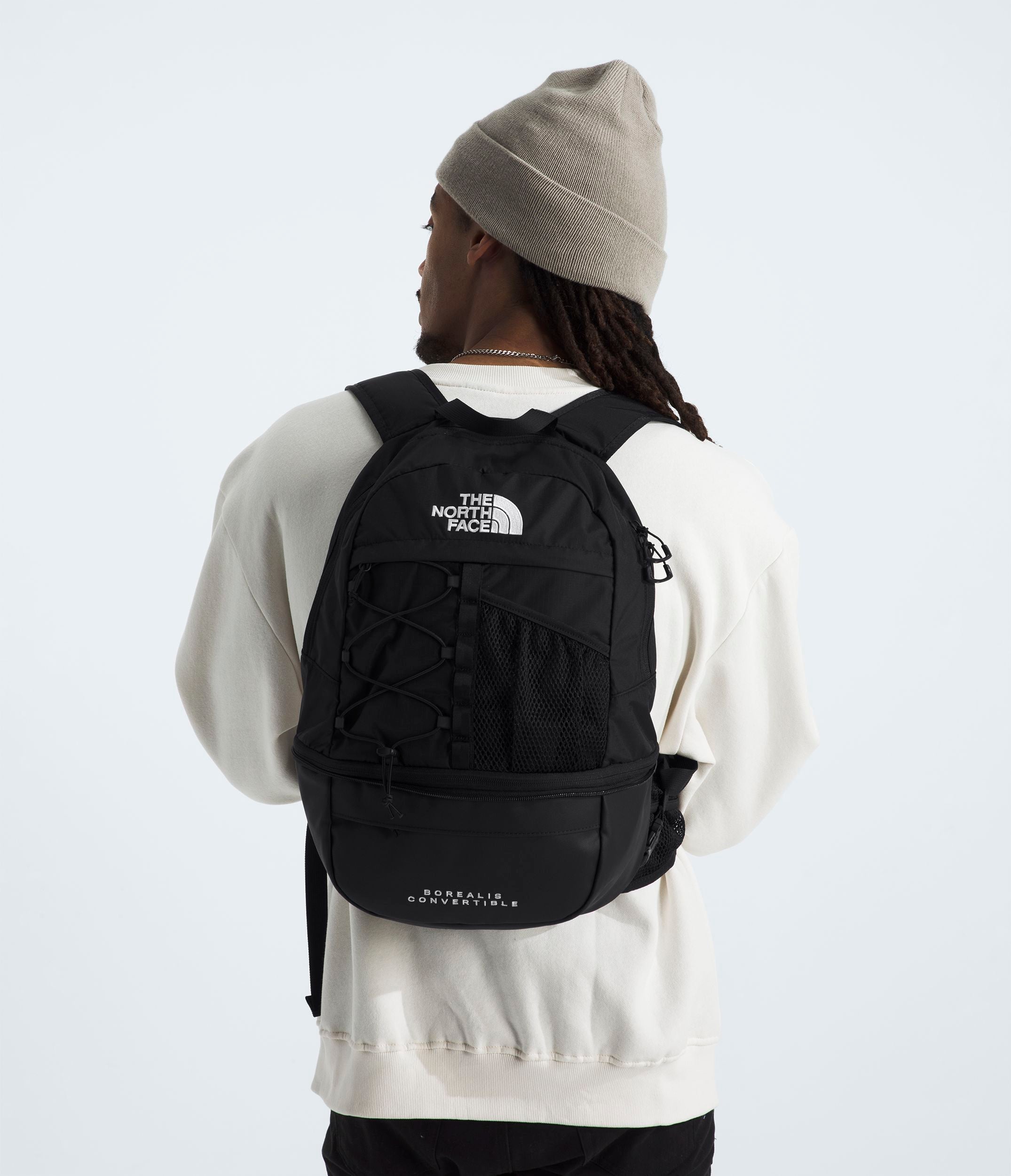 The North Face Borealis Convertible Backpack - Lightweight Hiking Daypack for Men & Women - Water-Resistant Travel & Commuter Bag for Outdoor Adventures, School & Work