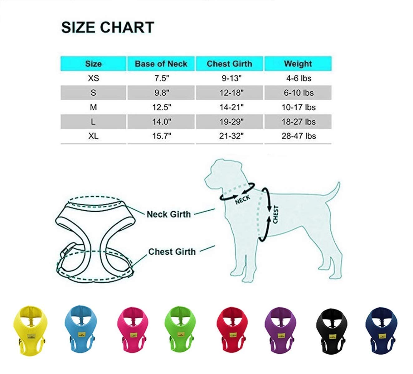 No Pull Dog Harness - Adjustable Reflective Pet Vest with Front Clip for Small, Medium & Large Dogs | Breathable Comfort for Walking, Training & Outdoor Adventures (Small, Pink)