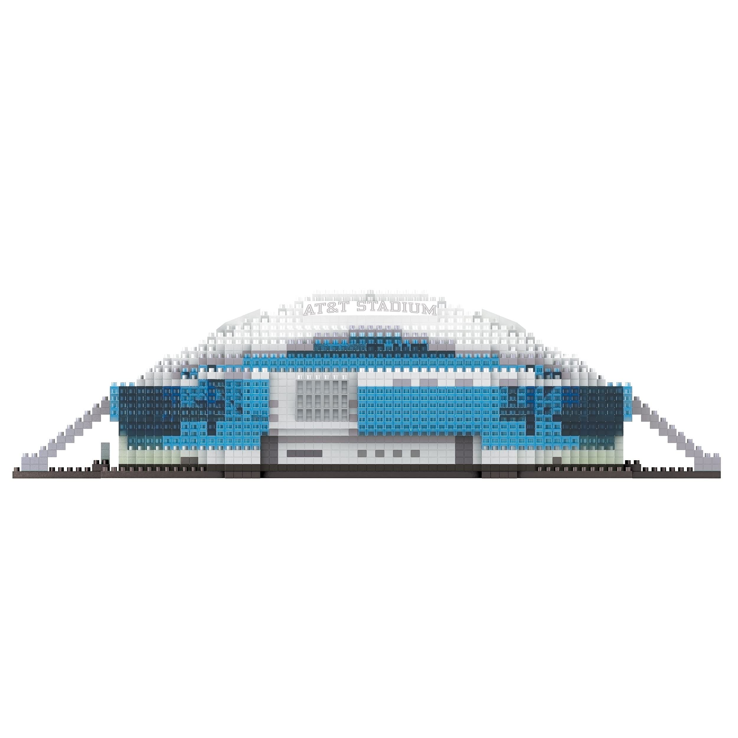 FOCO Dallas Cowboys NFL BRXLZ Stadium Building Blocks - AT&T Stadium Replica Model Kit for Adults & Kids | Perfect for Home Decor, Office Display & NFL Fan Gifts
