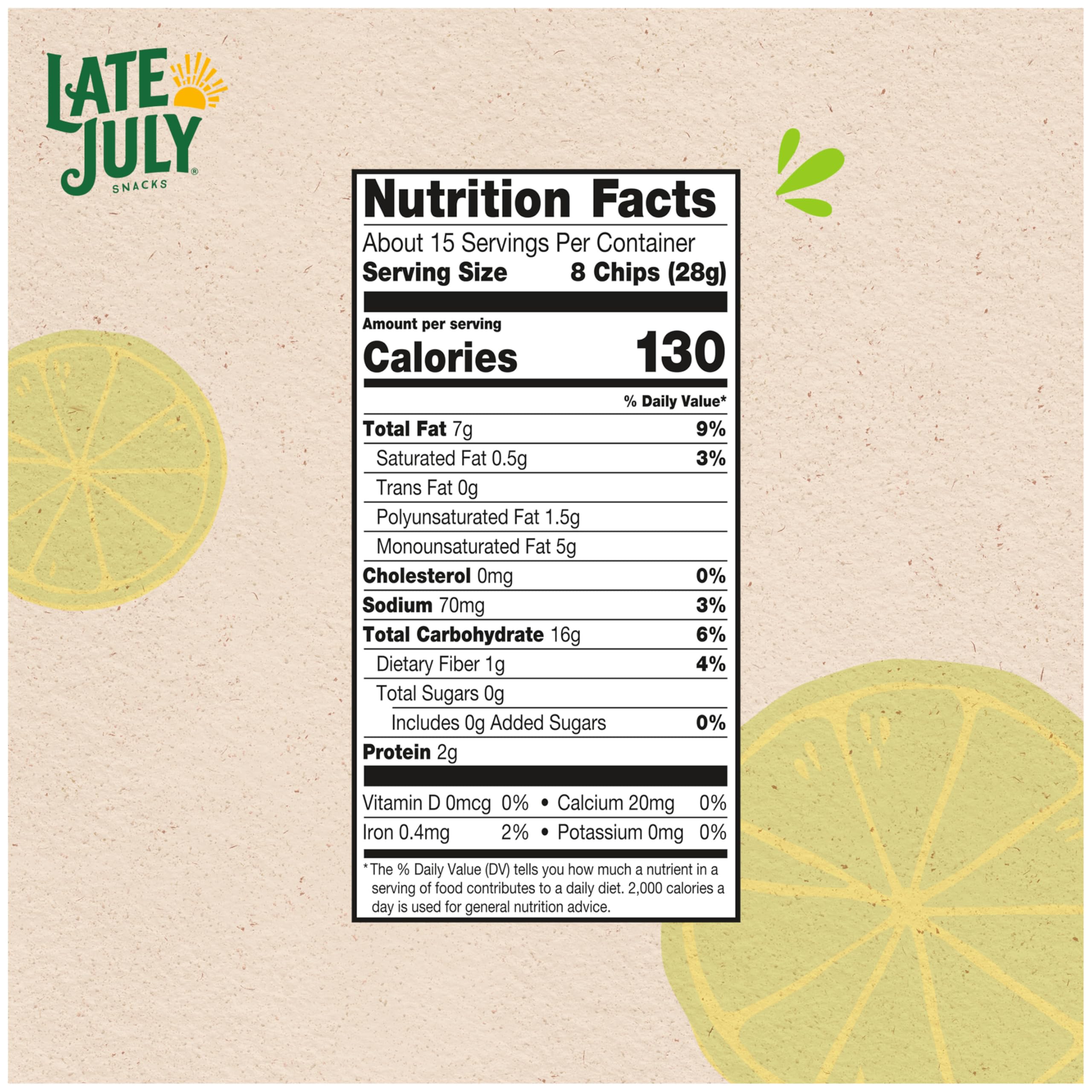 Organic Thin & Crispy Tortilla Chips - Sea Salt & Lime Flavor | Late July Snacks | 14.75 oz Party Size Bag | Perfect for Parties, Movie Nights & Healthy Snacking