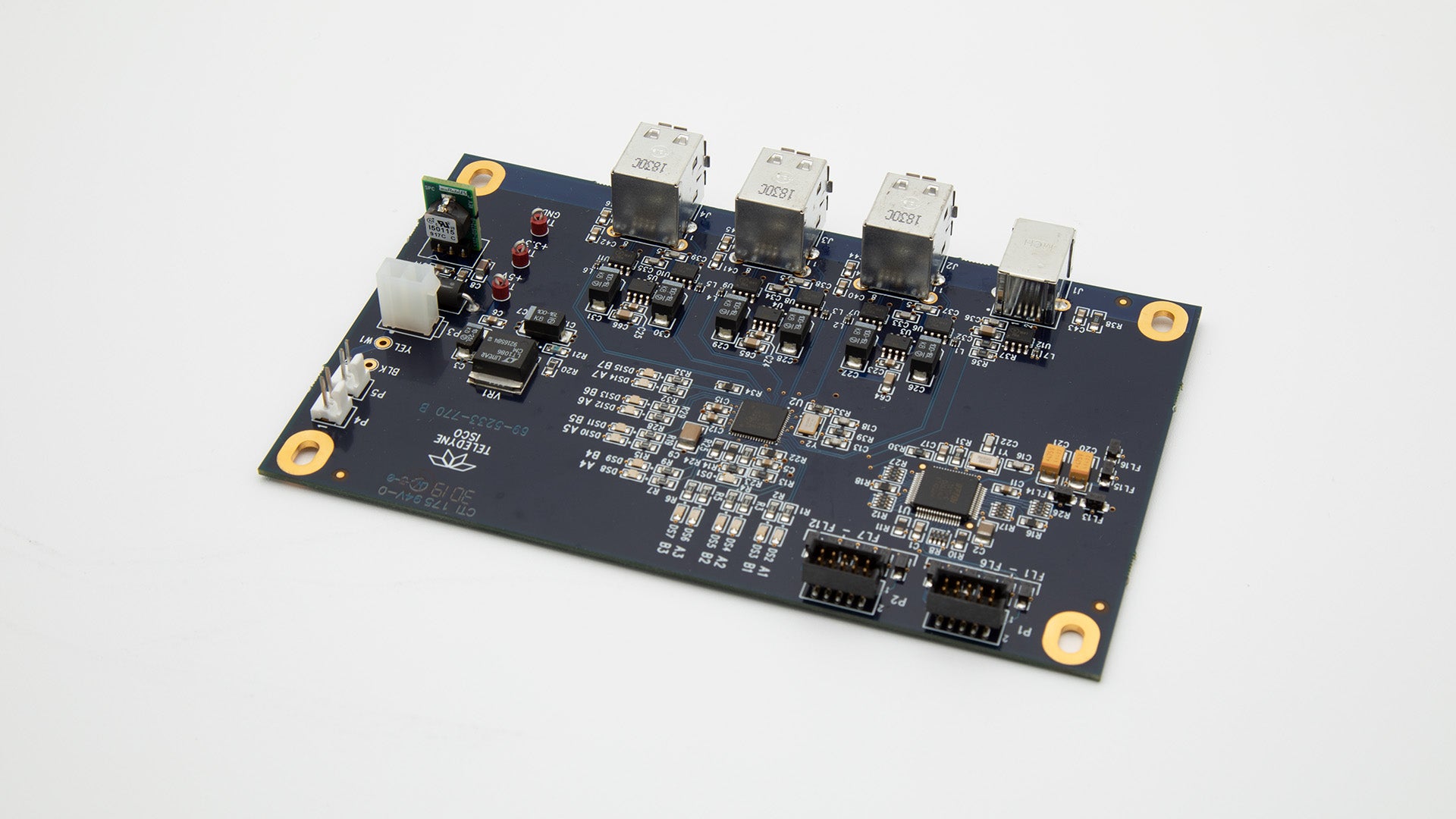 Autosampler USB Hub Circuit Board Assembly - High-Speed 4-Port USB Hub PCB for Lab Equipment & Industrial Automation | Perfect for Data Acquisition & Device Connectivity