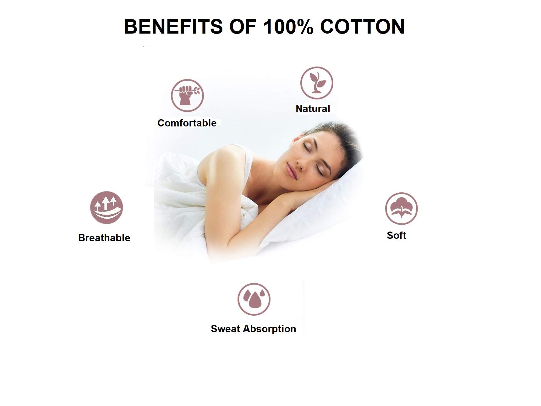 Premium 600 TC Long Staple Cotton Sheet Set - 4pc Breathable Cooling Bedding for Deep Pocket Mattress - White Solid for Comfortable Sleep