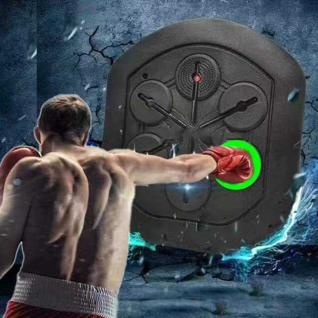 Boxing Machine with Music - Portable Lite Boxer for Home Workouts & Fitness Training | Perfect for Cardio, Stress Relief & Fun Exercise