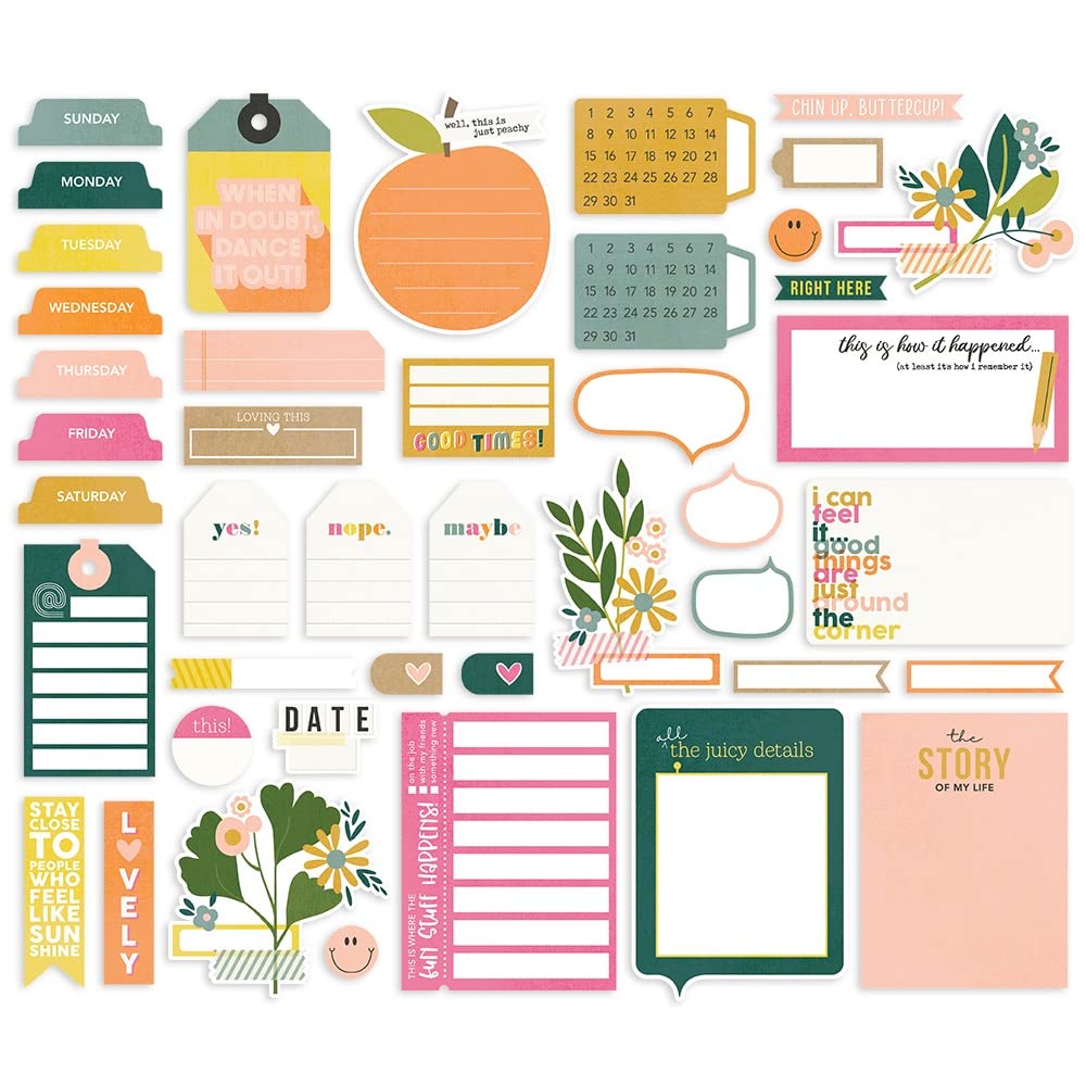 Simple Stories Journal Good Stuff BITS - Scrapbooking Supplies for Memory Keeping, Card Making & DIY Crafts