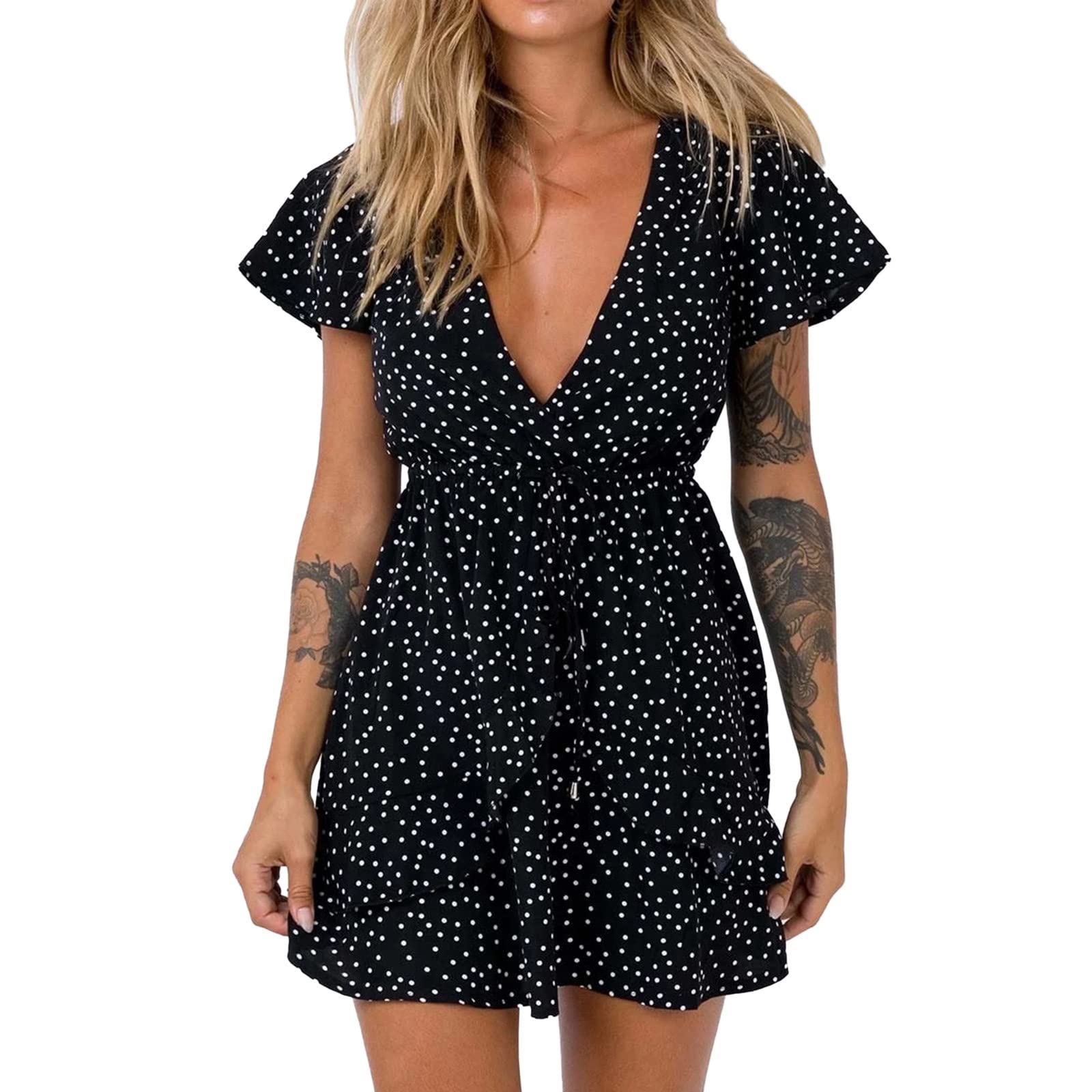 Women's Summer Dresses - Flowy Sun Dresses, Tank Sundresses & T-Shirt Dresses | Boho Beach Cover Ups & Swimsuit Cover Ups | Perfect for Vacations, Pool Parties & Casual Outings