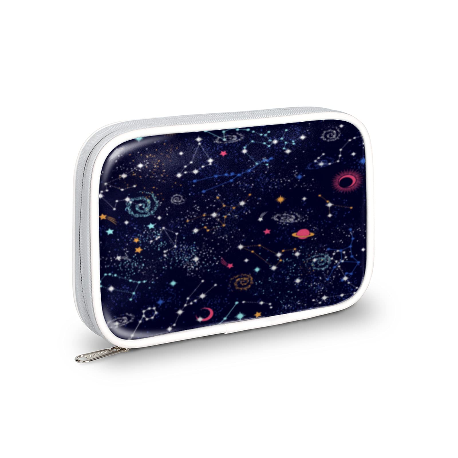 Universe Star Pencil Case - Portable Multifunctional Pouch for Stationery & Makeup Brushes - School & Travel Organizer