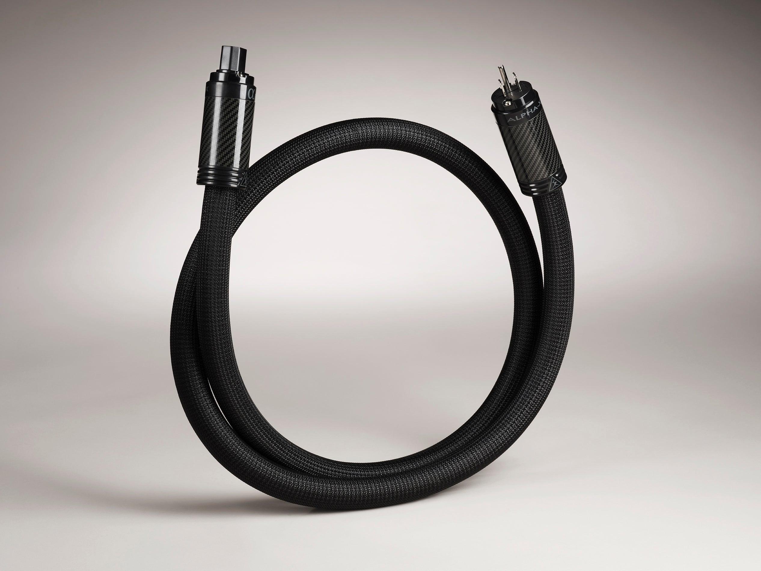 Shunyata Research Alpha X Power Cable - High-End Audio Power Cord for Home Theater & Hi-Fi Systems - Perfect for Audiophiles & Professional Studios