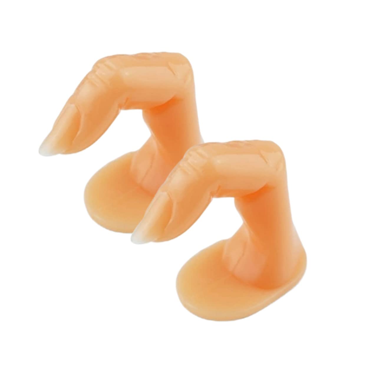 15pcs Plastic Nail Practice Finger Models - Acrylic Nail Training Hand for Manicure & Gel Polish Application | Perfect for Nail Art Students & Salon Professionals