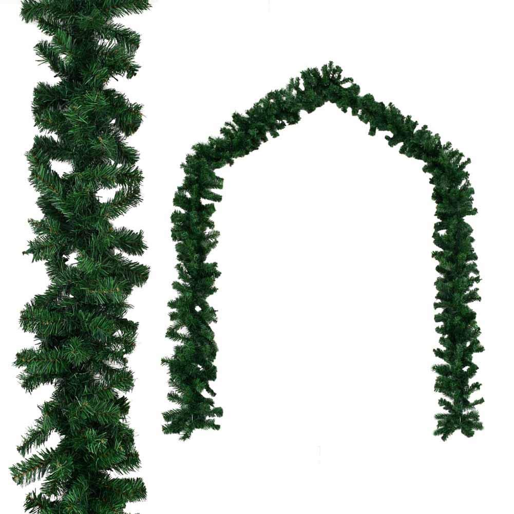 65 Ft Artificial Christmas Garland - Realistic PVC Green Holiday Garland for Indoor & Outdoor Decor - Perfect for Fireplace, Staircase, and Holiday Party Decorations