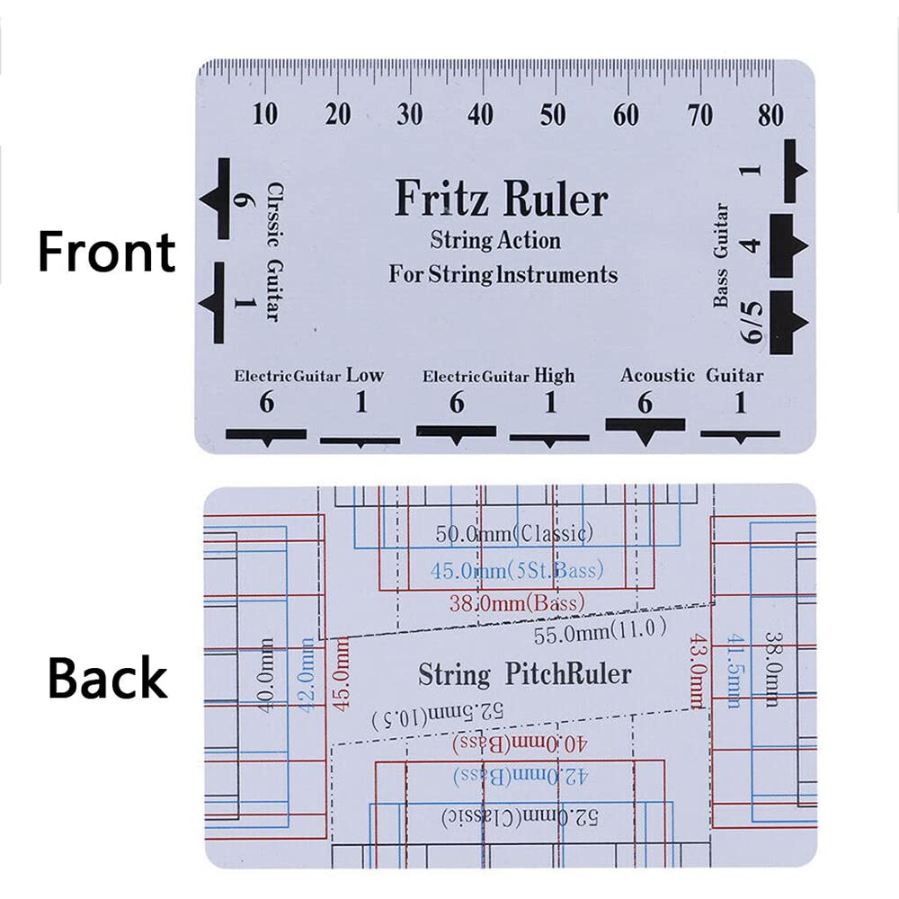 74PCS Guitar Tool Kit with Carry Bag - Professional Repair & Maintenance Tools for Guitar, Ukulele, Bass & Banjo | Includes String Action Ruler, Bridge Pins, Strings & Picks | Perfect Music Accessories Gift for Musicians | Ideal for Home Practice, Studio Recording & Live Performances