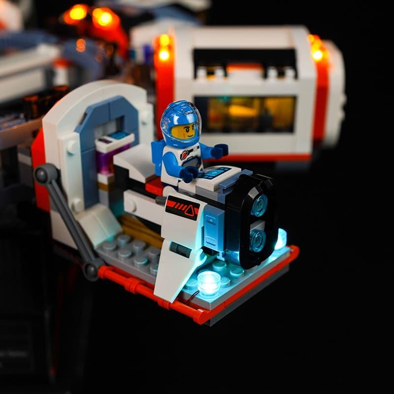 Best LEGO City Modular Space Station 60433 Light Kit - DIY Building Blocks Lighting Set for Kids & Adults - Perfect for Night Display & Room Decor