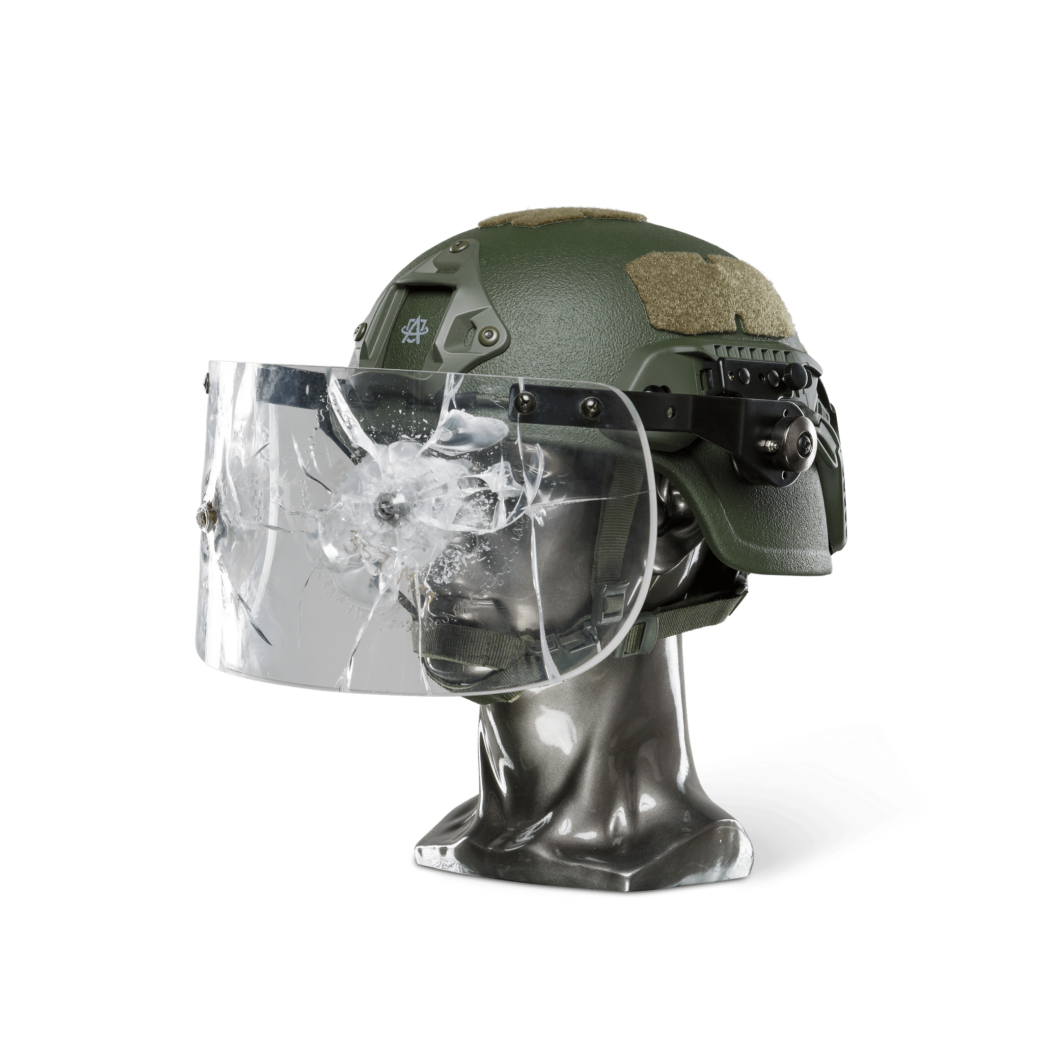 Ballistic Helmet with Face Shield - NIJ Level IIIA+ Certified Military & Tactical Head Protection for Combat, Shooting & Security Operations