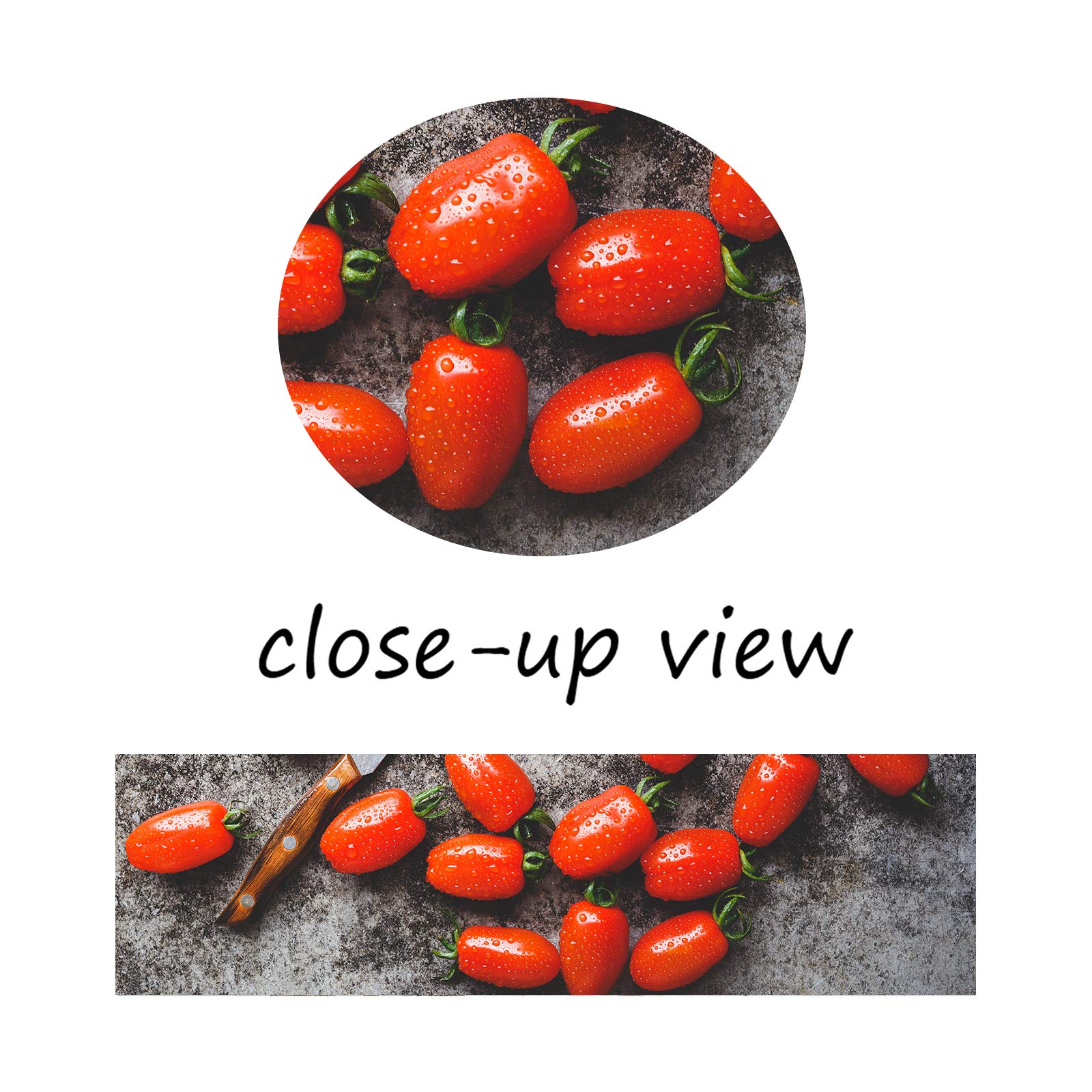 Cherry Tomato Canvas Wall Art - 28x40 Inch Framed Kitchen Decor, Fruit Painting for Dining Room & Restaurant - Ready to Hang Home Decoration | Perfect for Farmhouse, Modern & Italian Kitchen Themes