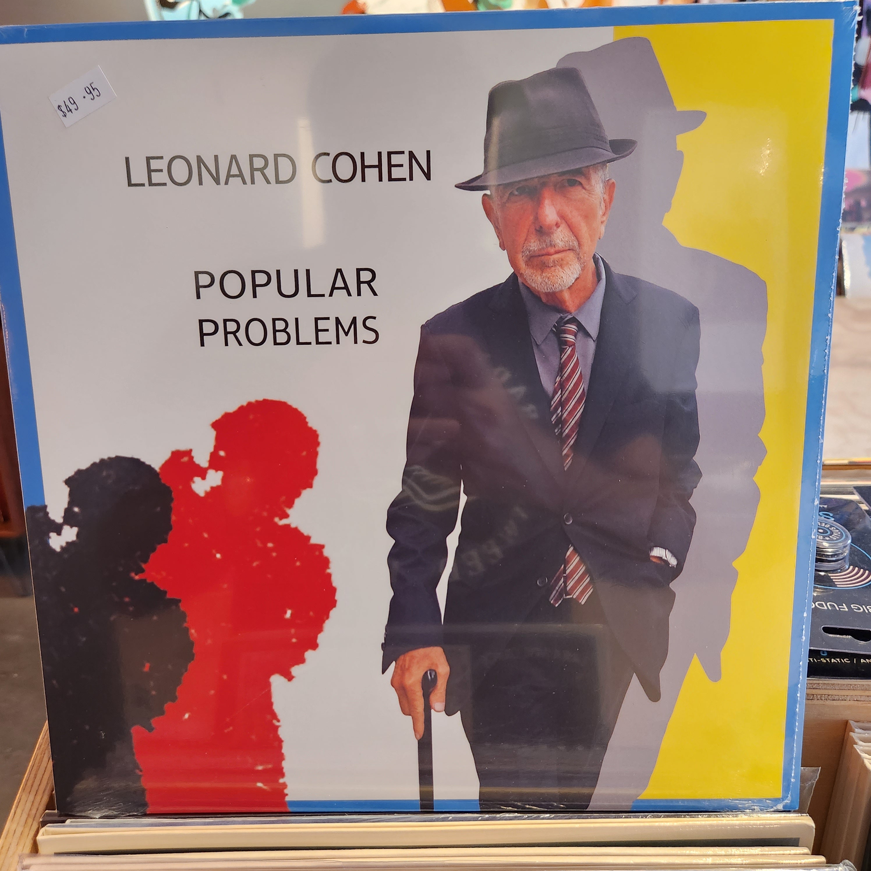 Leonard Cohen Popular Problems Vinyl LP Record - Classic Folk Rock Music for Home Listening & Collectors
