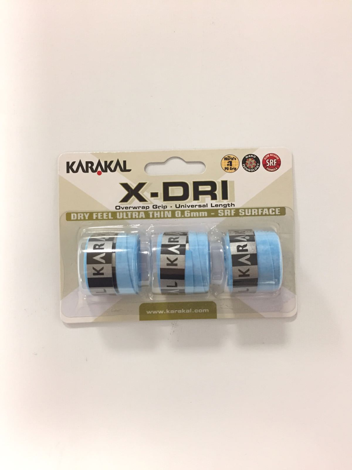 Karakal X Dri Overgrip - Premium Tennis Grip for Sweat Absorption & Enhanced Control | Perfect for Competitive Matches & Training Sessions