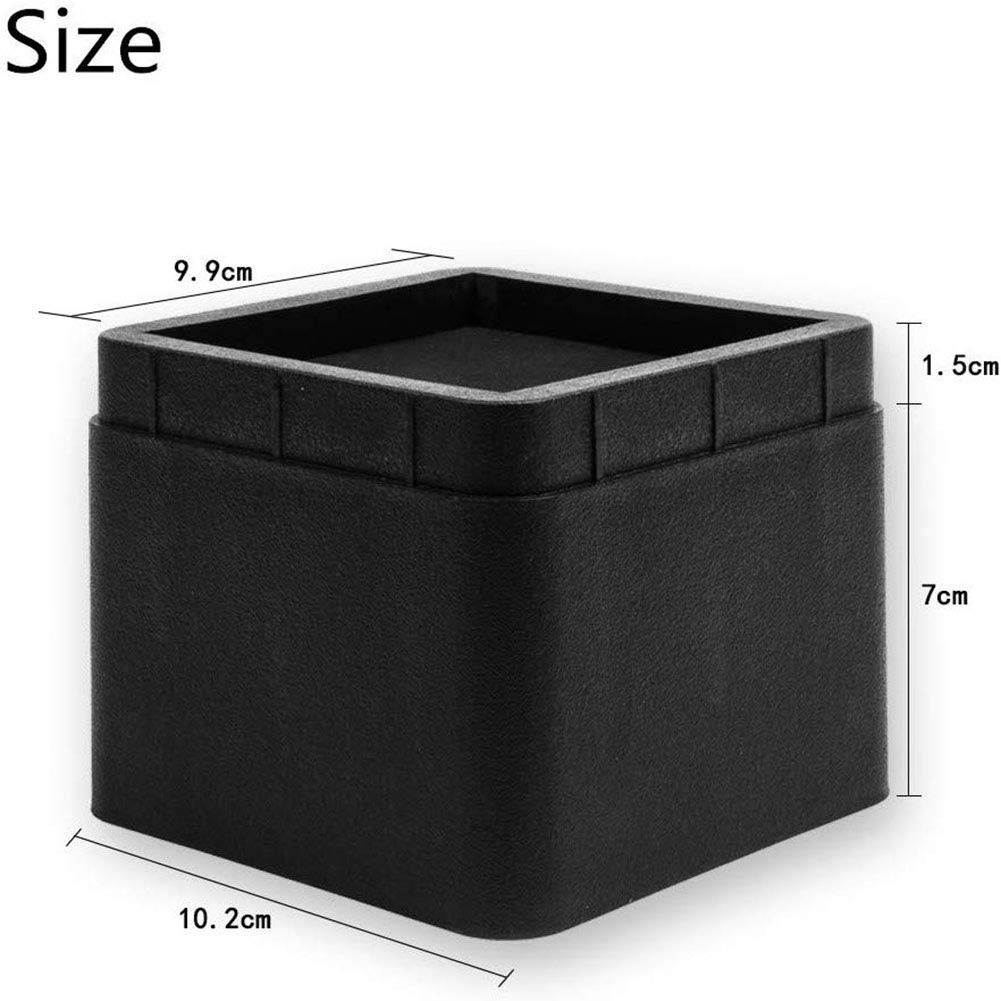 **Uping Furniture Risers - Adjustable Bed & Table Lifters (7cm or 14cm) - Heavy Duty Sofa & Desk Height Extenders - Black (Nero) - Perfect for Beds, Couches, Desks & Home Office Setup**