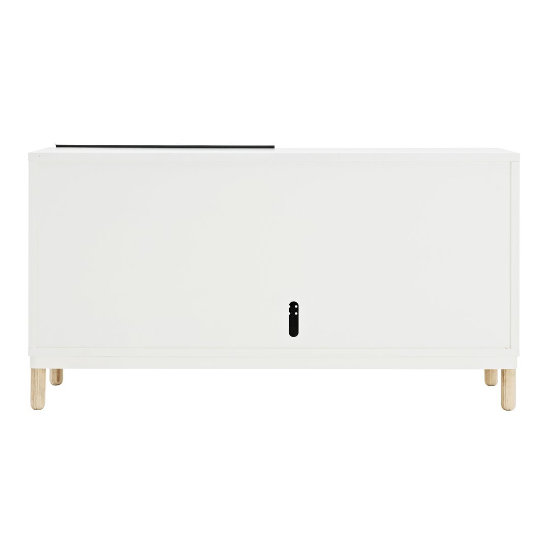 Kabino Sideboard - Modern Buffet Cabinet for Dining Room, Living Room & Entryway Storage | Solid Wood Console Table with Drawers & Shelves