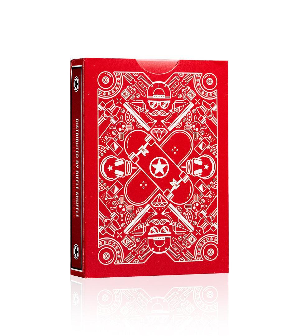 Skateboard V2 Playing Cards - Premium Marked Deck for Magic Tricks, Cardistry & Poker Games - Perfect for Street Performers & Card Enthusiasts