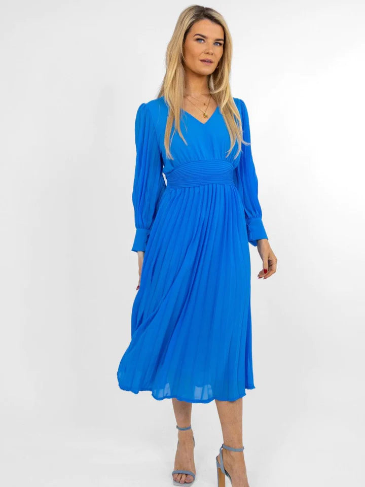 HANNAH MIDI DRESS - Tiffany Blue Flowy Summer Dress for Women | Casual & Wedding Guest Outfit | Perfect for Beach Vacations, Date Nights & Special Occasions