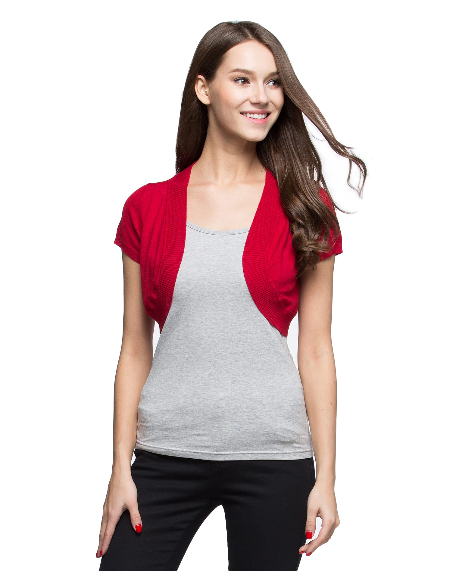 Trendy Short Sleeve Open Front Cardigan for Women - Lightweight Summer Cover Up - Perfect for Beach, Office & Casual Outfits