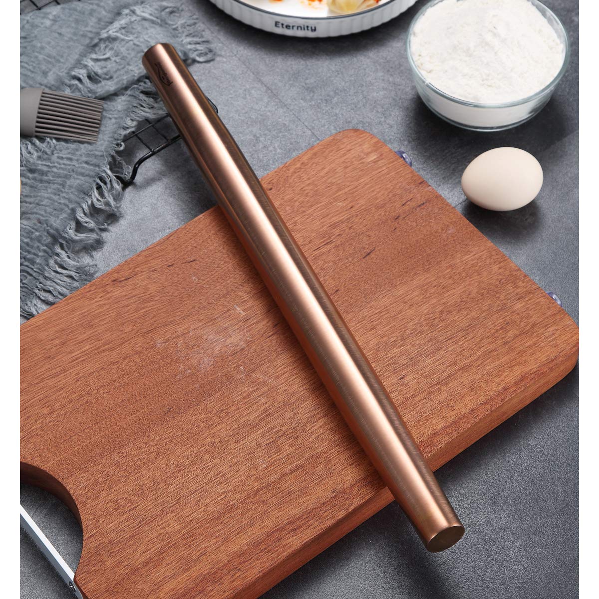 Premium Rose Gold Rolling Pin - 16.7