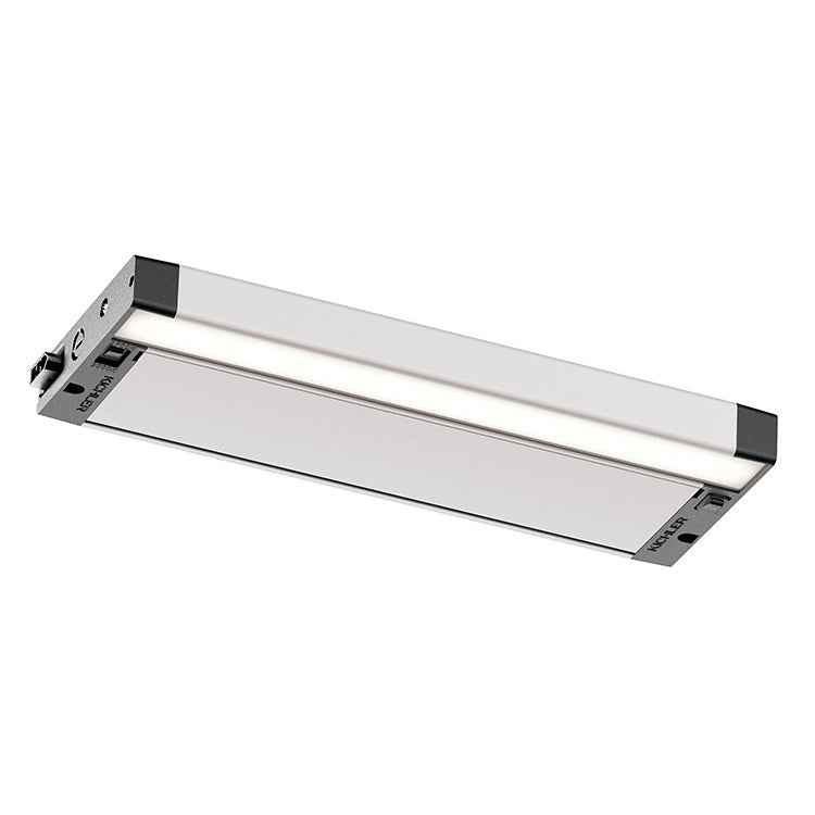 6U Series 2700K/3000K 12 LED Under Cabinet Lighting Fixture - Warm White Dimmable Kitchen Counter Light for Home, Office & Retail Spaces