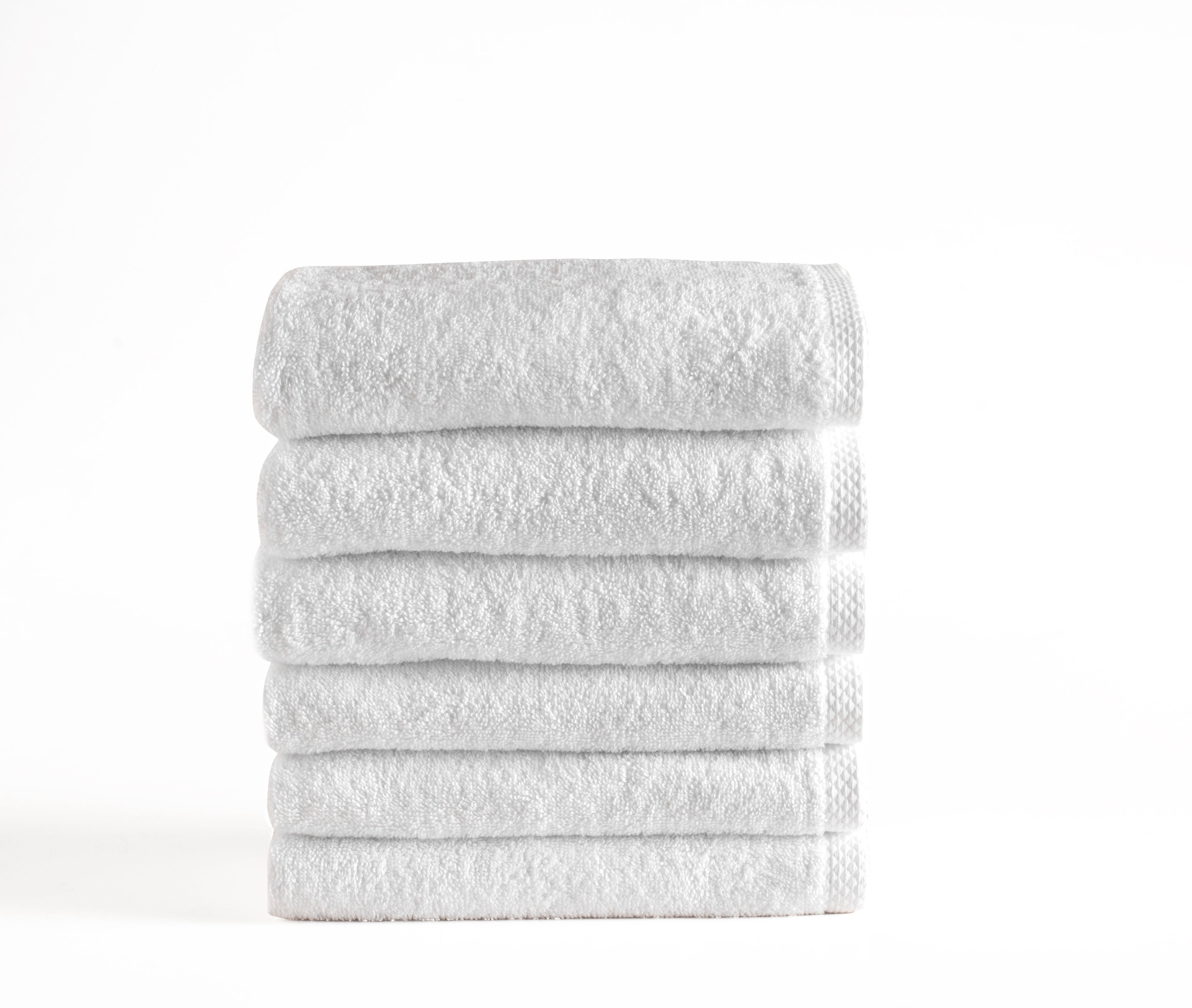 Premium 6-Piece Turkish Cotton Hand Towels Set - Ultra Soft & Absorbent for Bathroom, Spa, and Guest Use